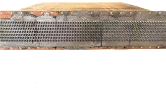 Wellblech Kühlerkern